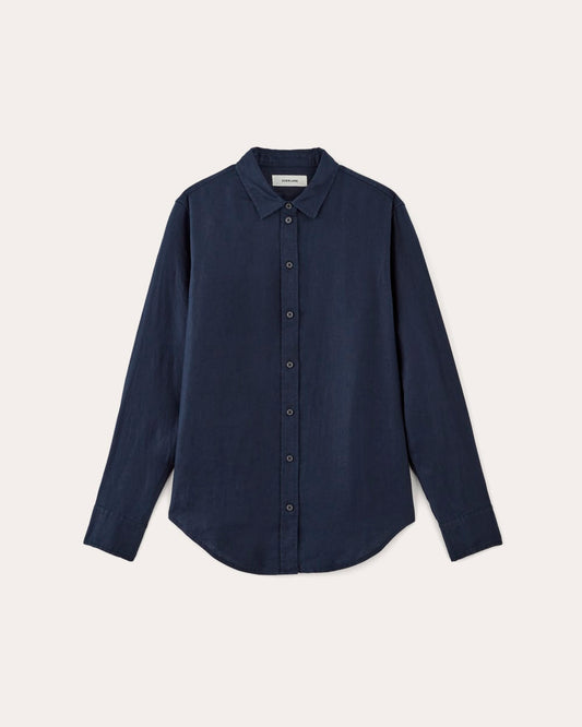 The Must-Have Shirt in Linen | Navy