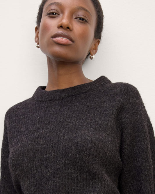 The Cocoon Crew in Alpaca | Heathered Black