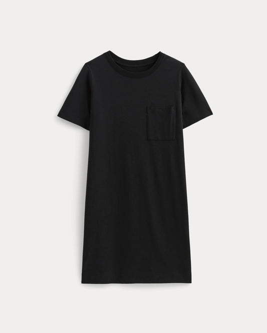 The Organic Cotton Weekend Tee Dress | Black