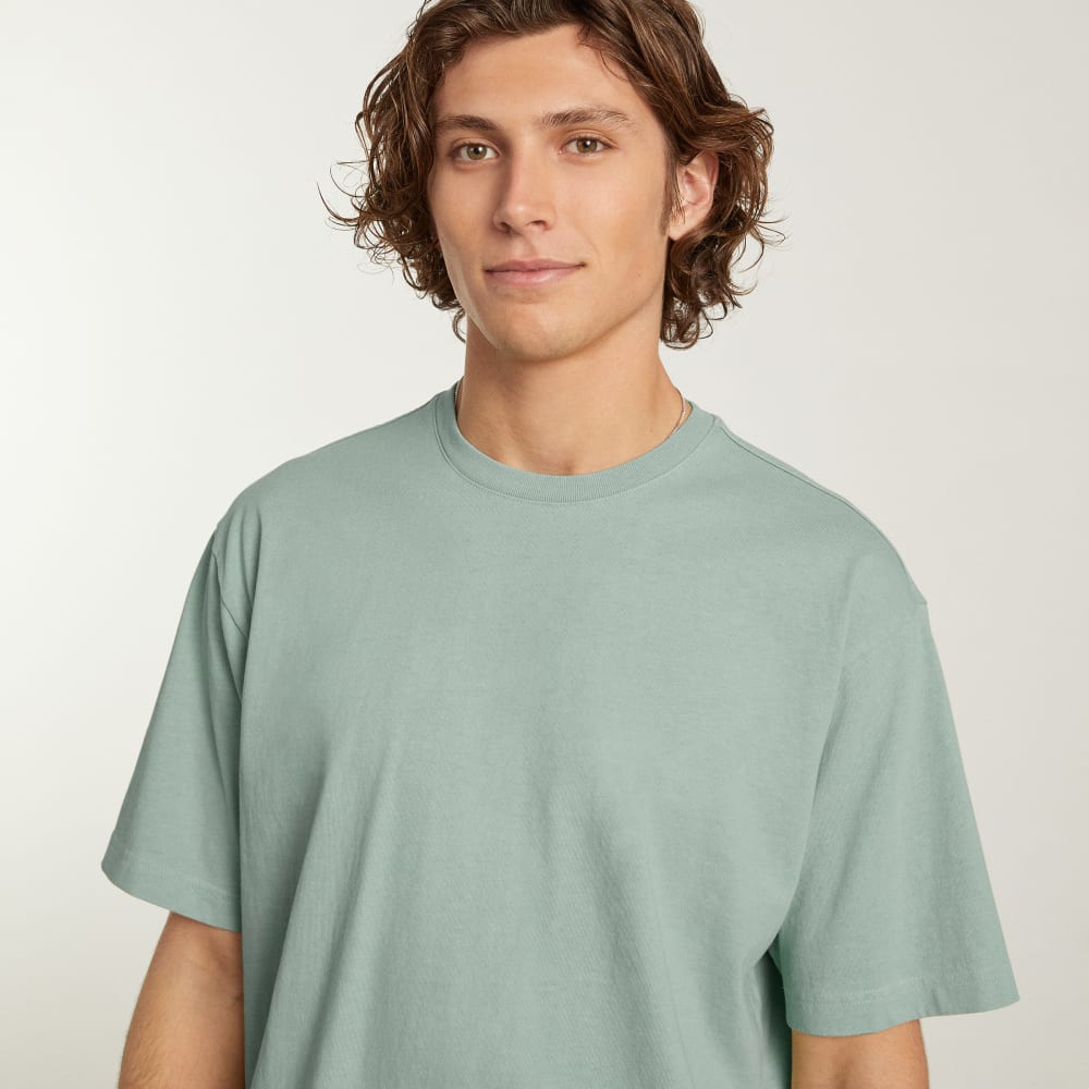 The Everyone Premium Weight Tee | White Sage