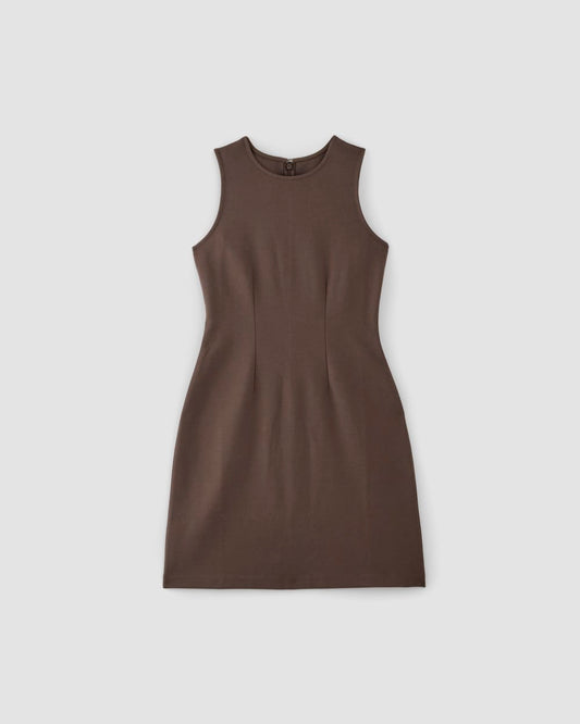 The Dream '90s Shift Dress | Earth Brown