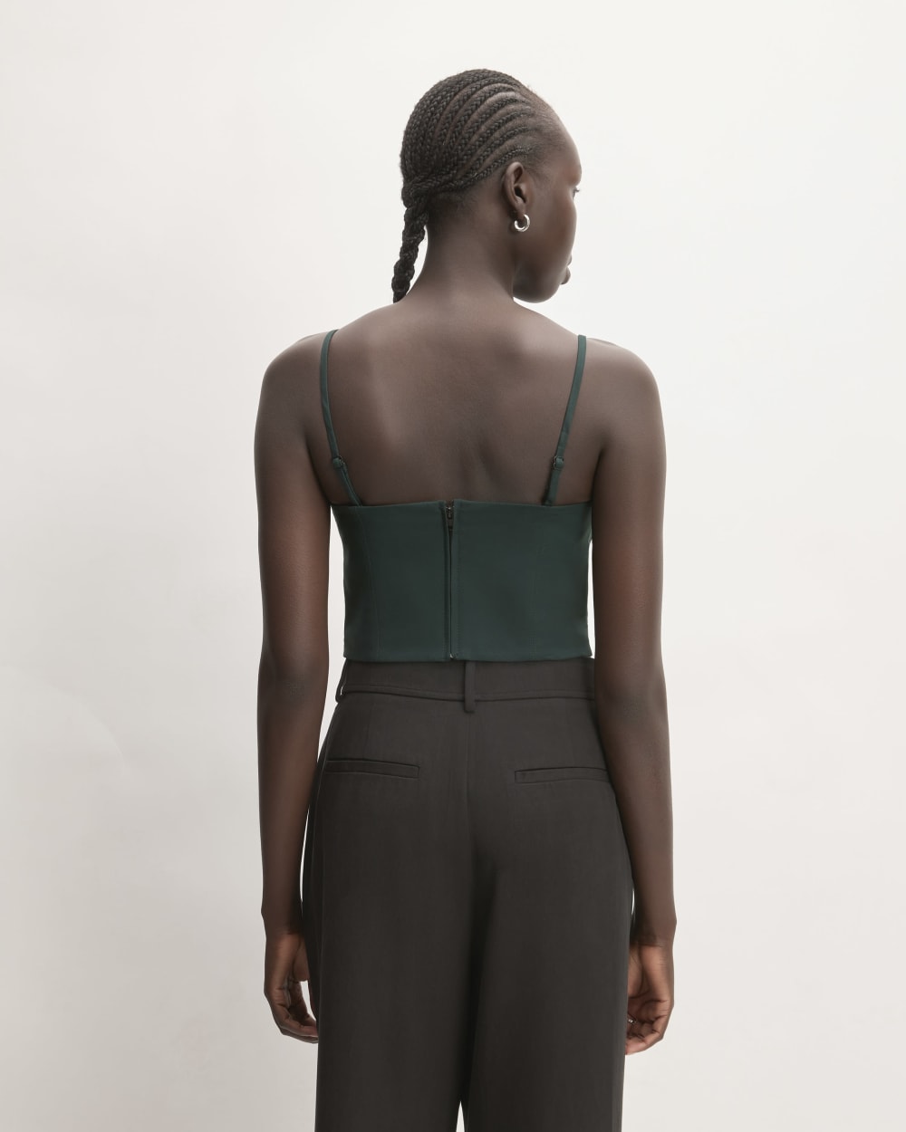 The Structured Cotton Bustier | Scarab