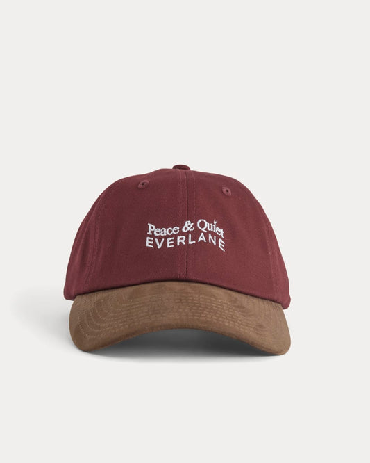 Everlane x Peace & Quiet Baseball Hat | Wine