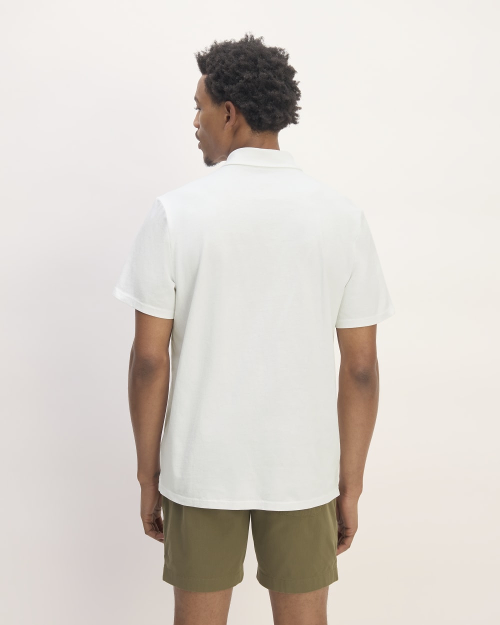 The Premium Weight Short-Sleeve Polo | White