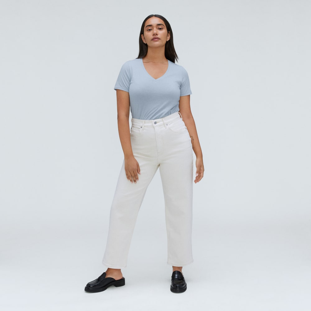The Organic Cotton V-Neck | Mist