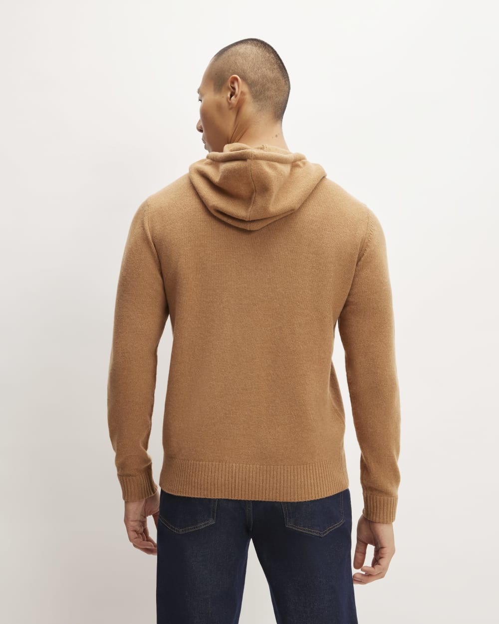 The Felted Merino Hoodie | Deep Camel