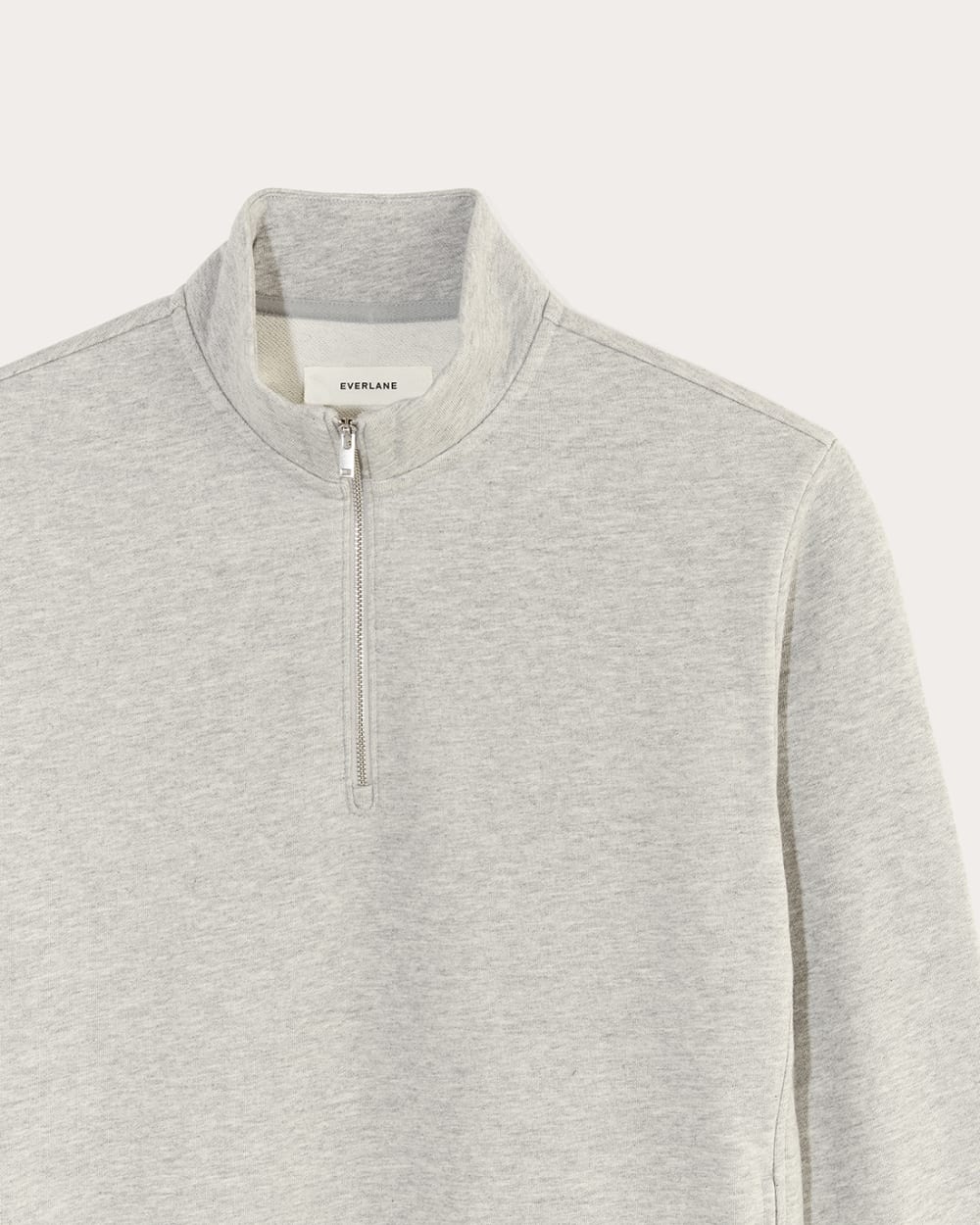The Off-Duty Terry Quarter-Zip | Heathered Grey