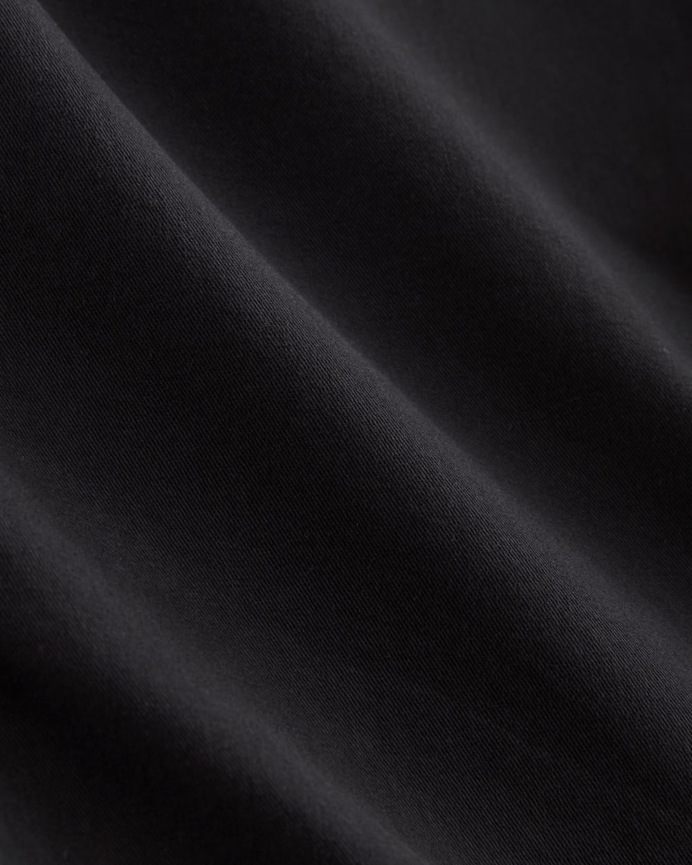 The Wide-Leg Chino | Black