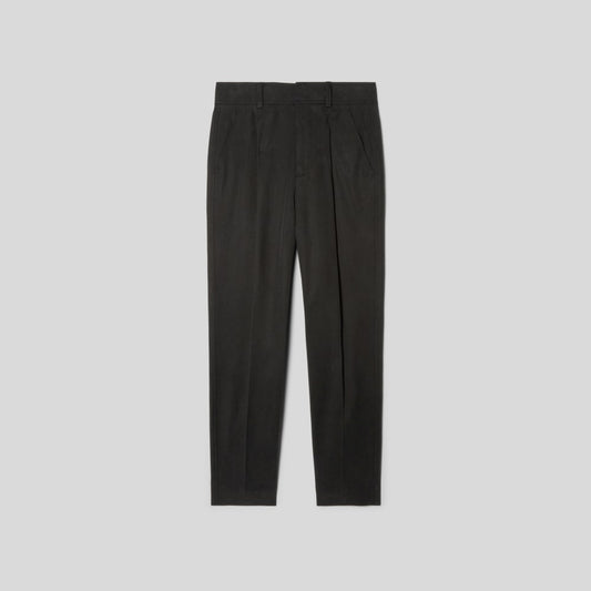 The Draper Tapered Pant in Buttersmooth | Black