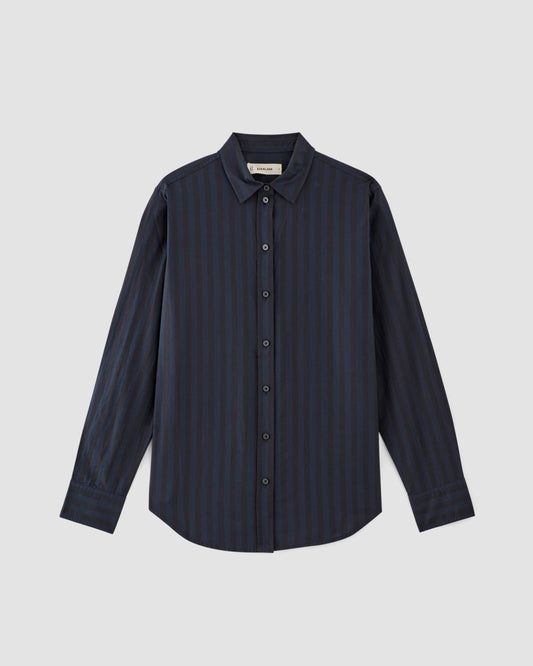 The Must-Have Shirt in Silky Cotton | Navy / Black
