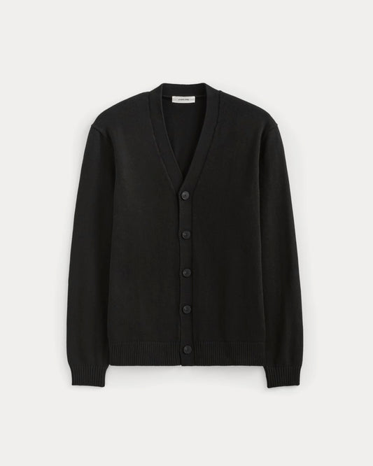 The Classic Cardigan in Everyday Cotton | Black