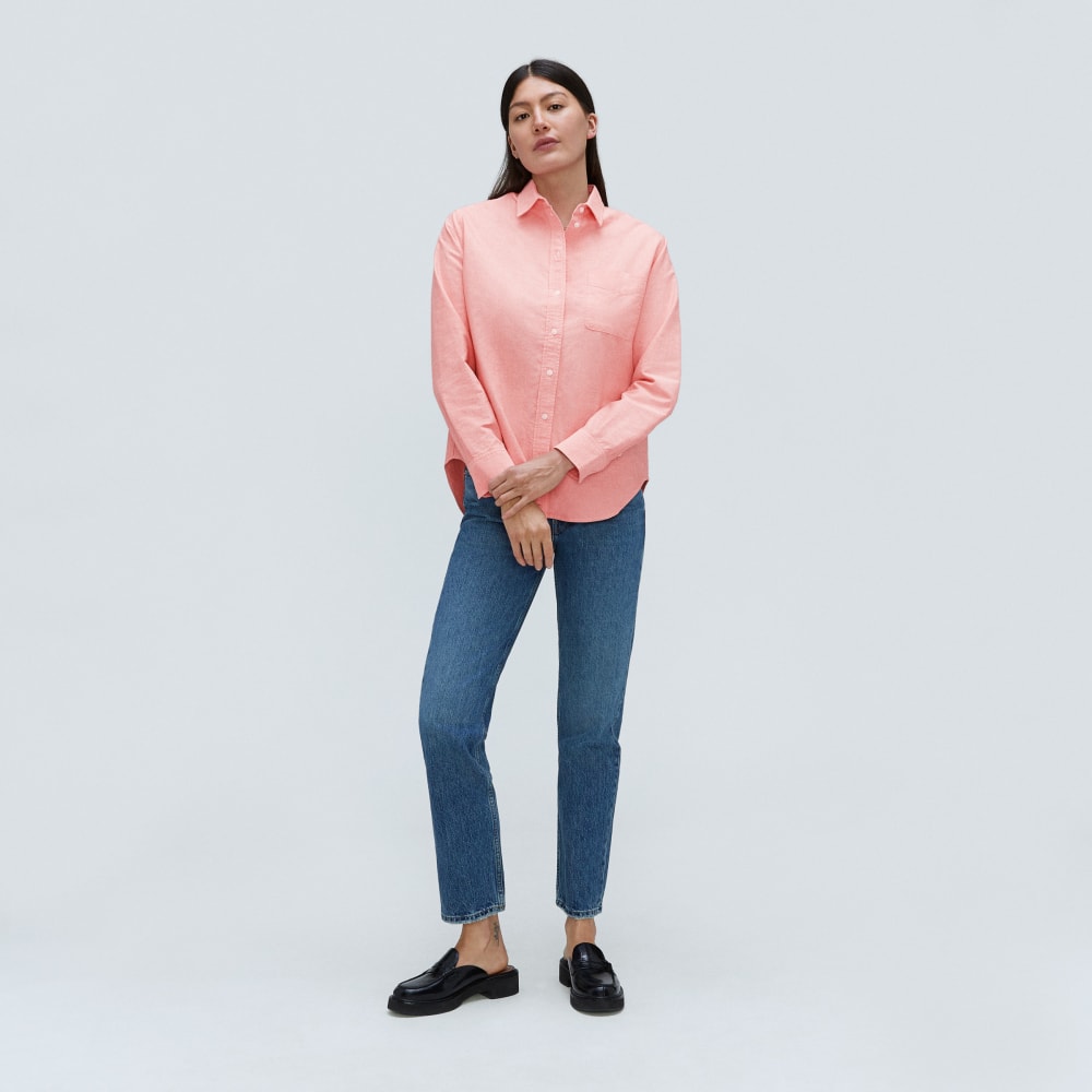 The Must-Have Oxford Shirt | Red Orange