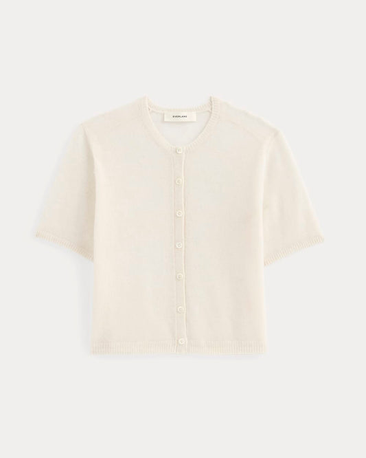 The Air Alpaca™ Short-Sleeve Cardigan | Birch