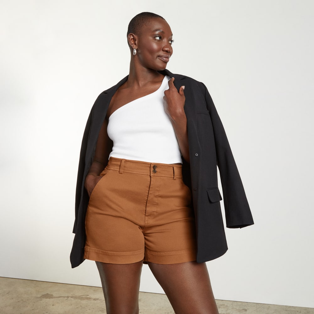 The Way-High® Twill Short | Adobe Brown