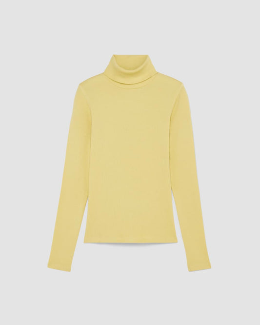 The Luxe Rib Turtleneck | Raffia