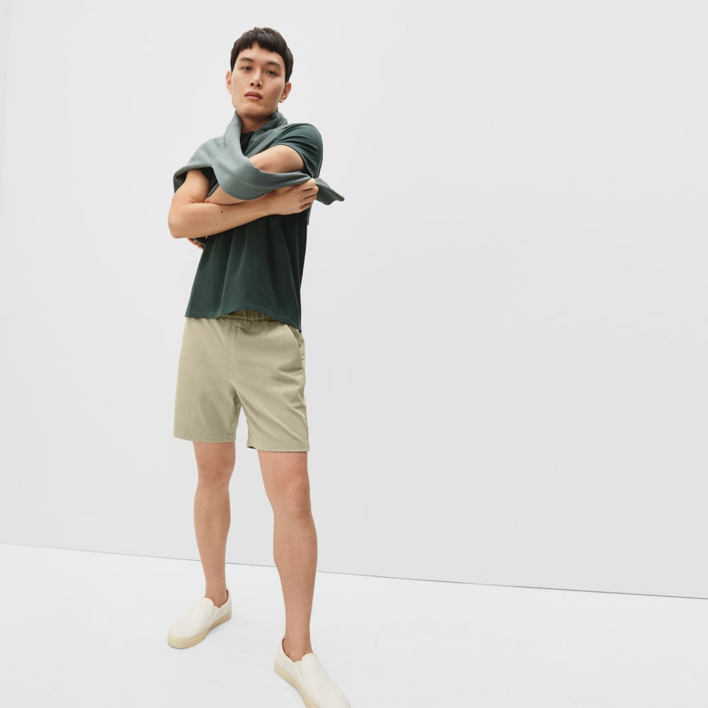 The Pull-On Performance Chino Short | Khaki