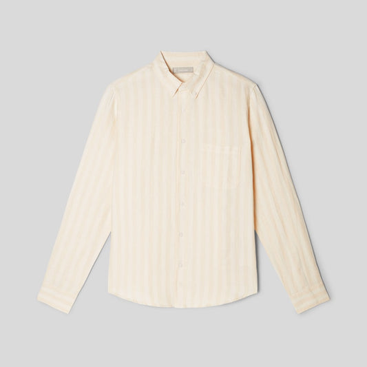 The Classic Shirt in Linen | Brazilian Sand / Canvas Tan