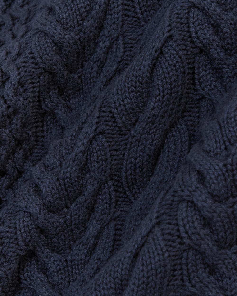 The Cable Sweater in Everyday Cotton | Navy