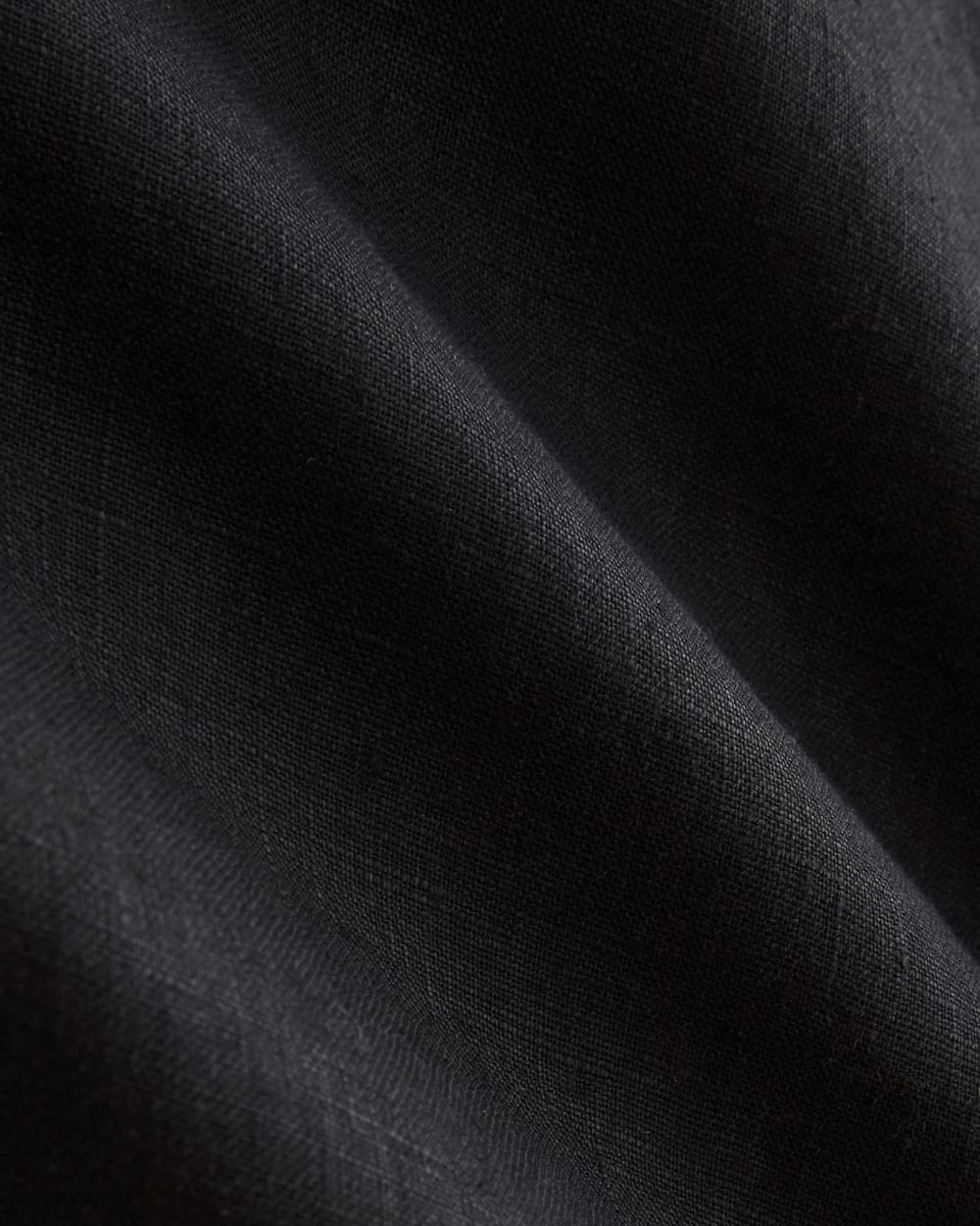 The Linen Utility Shirt | Black