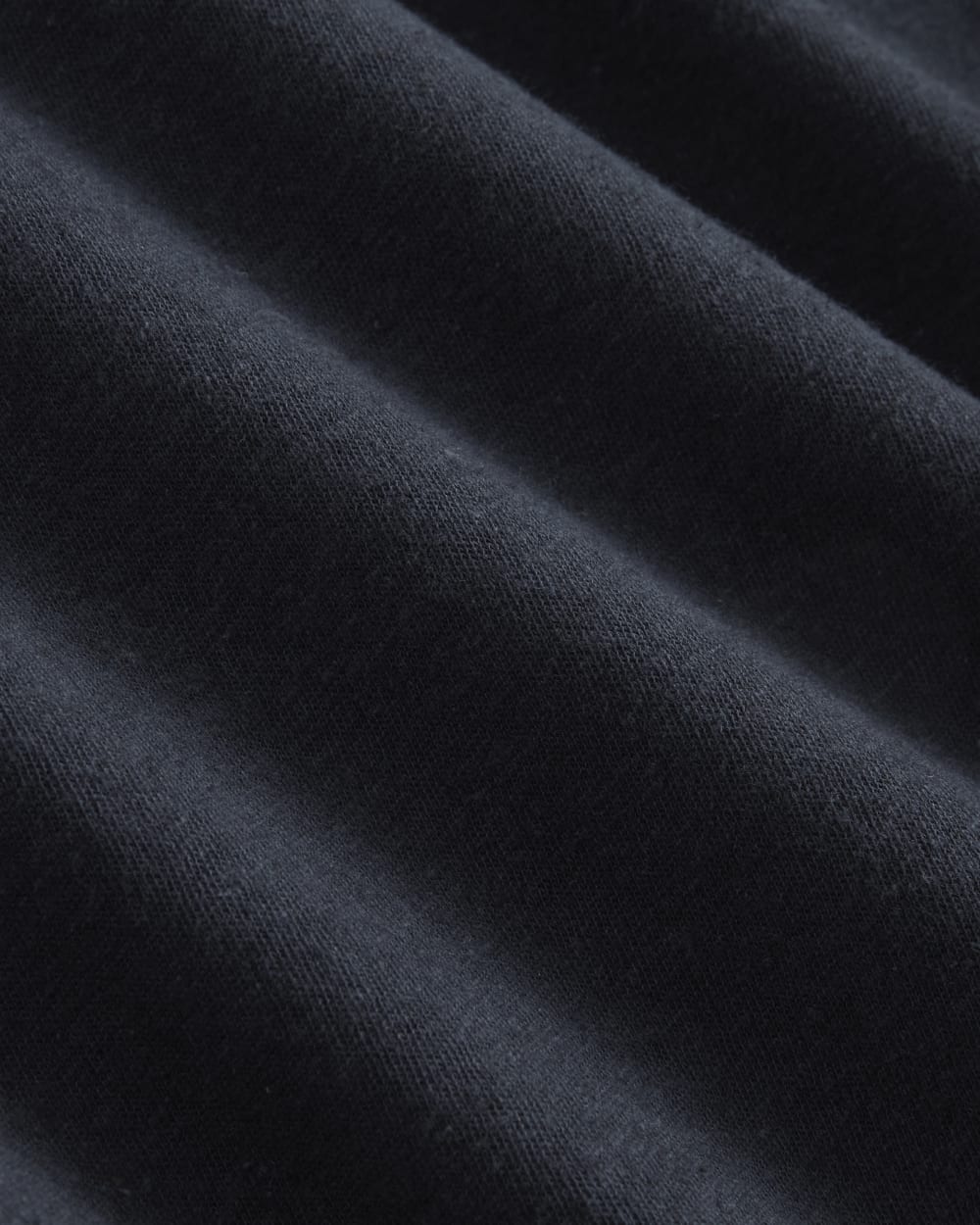 The Slouchy V-Neck Tee in Cotton Linen | Navy