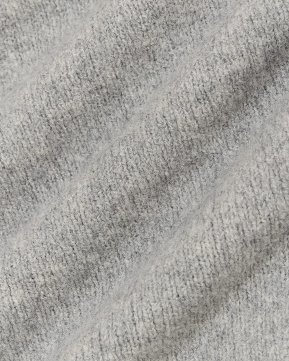 The Cocoon Crew in Plush Cotton | Heathered Grey