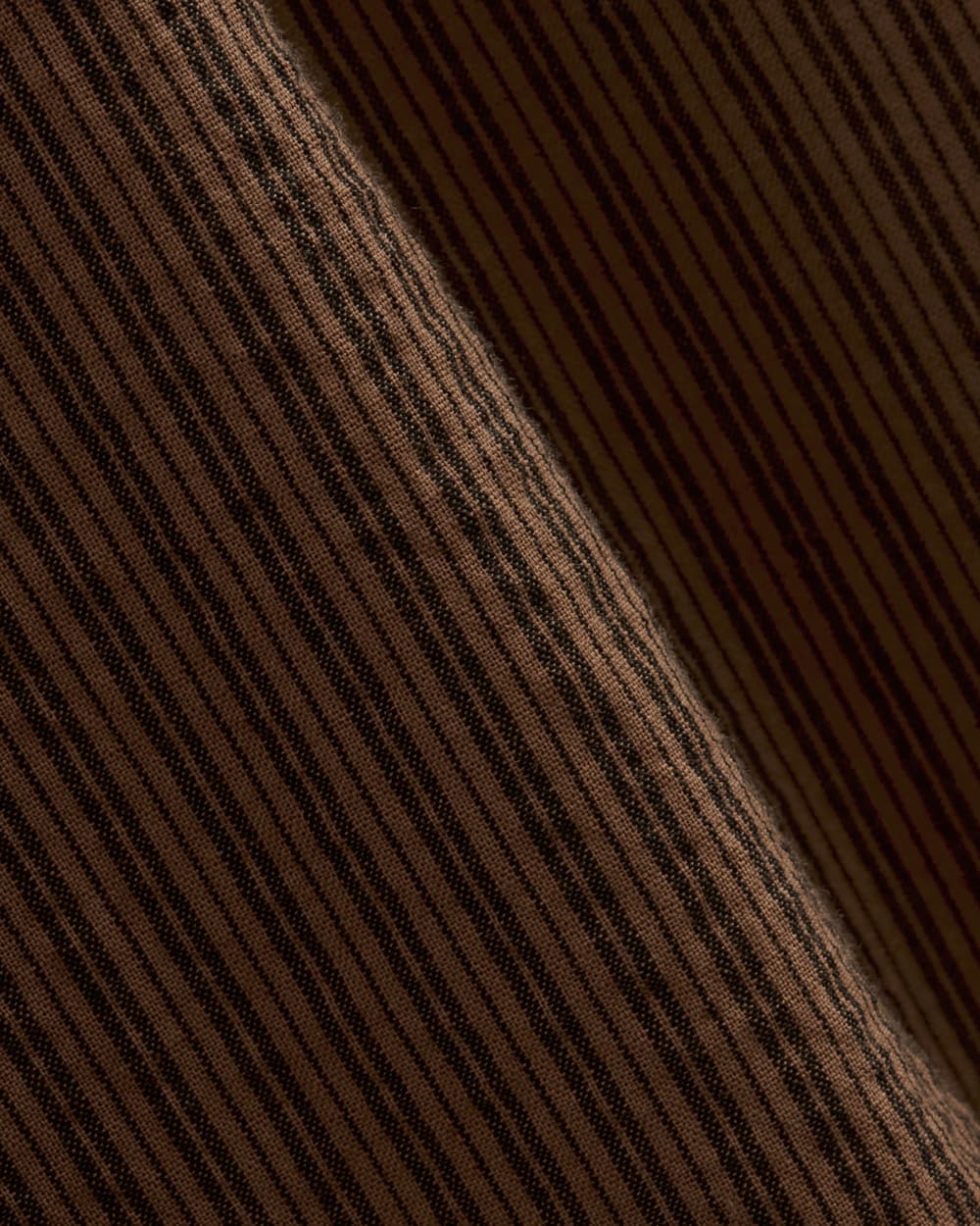 The Gauze Smock Dress | Carob Brown / Black