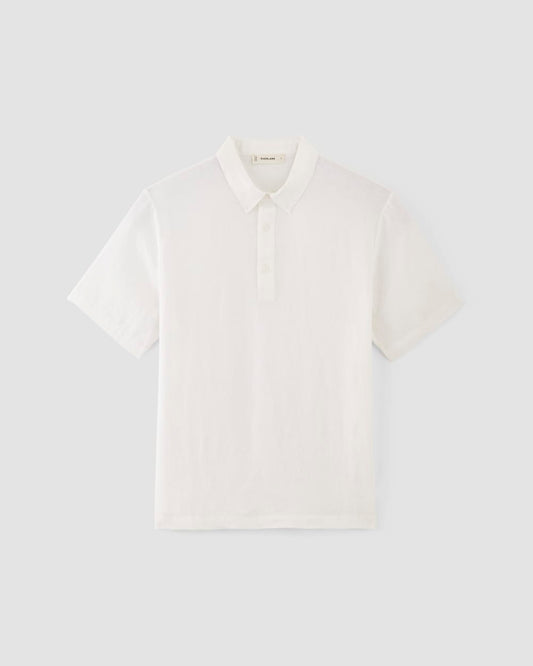 The Linen Short-Sleeve Popover Shirt | White
