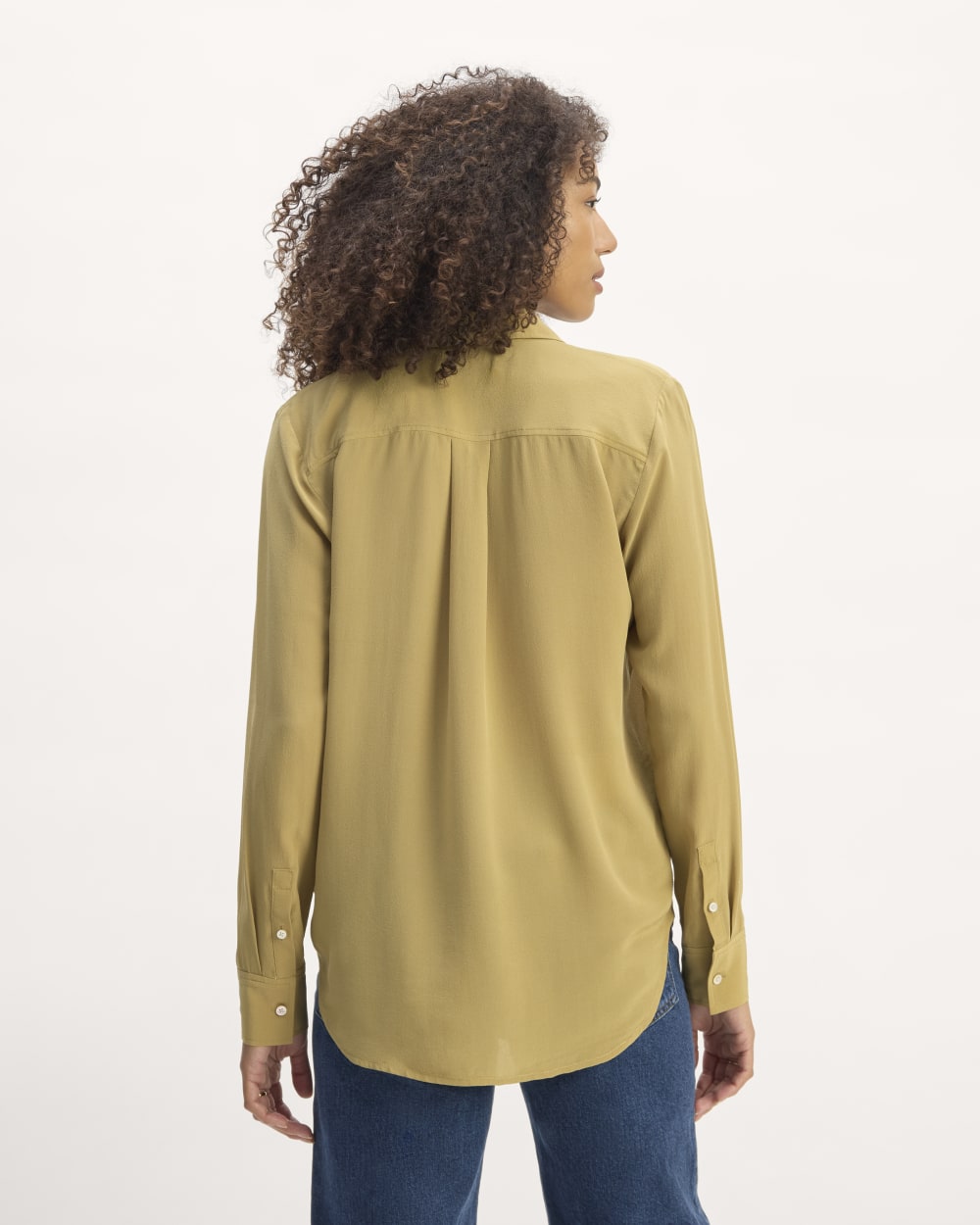 The Must-Have Shirt in Washable Silk | Fennel Seed