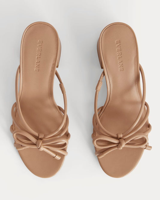 The Bow Heel | Blush Tan