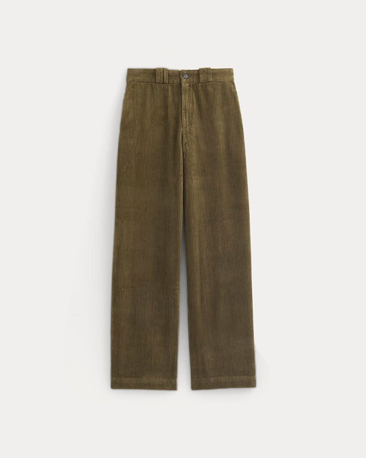 Corduroy Wide-Leg Trouser | Beech