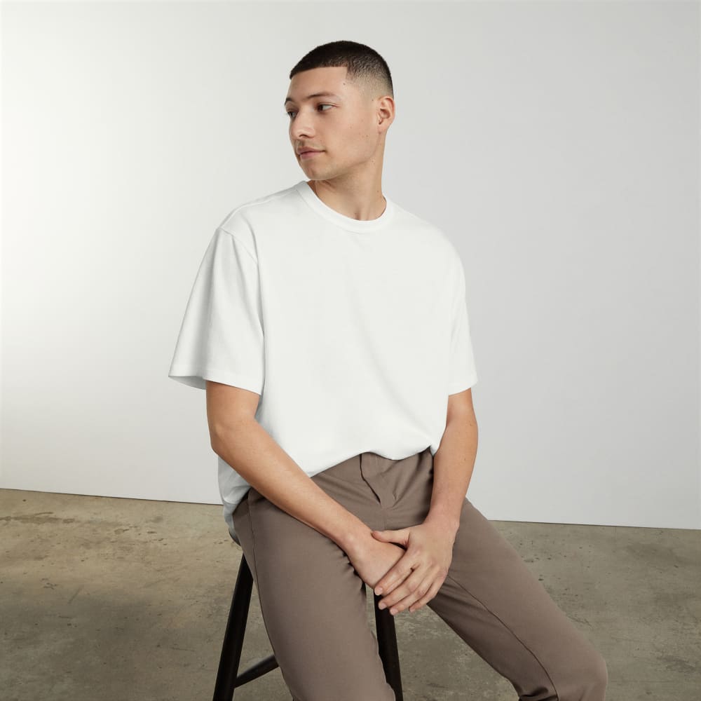 The Everyone Relaxed Hemp Tee | White