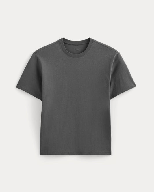 The Premium-Weight Relaxed Crew | Uniform | Graphite