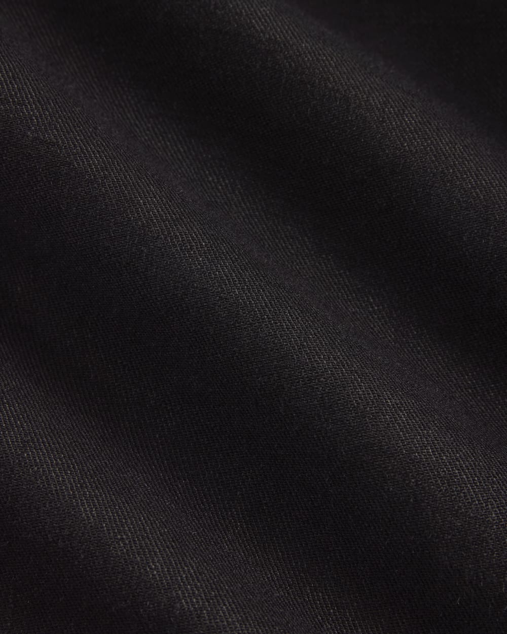 The Vest in Stretch Linen | Black