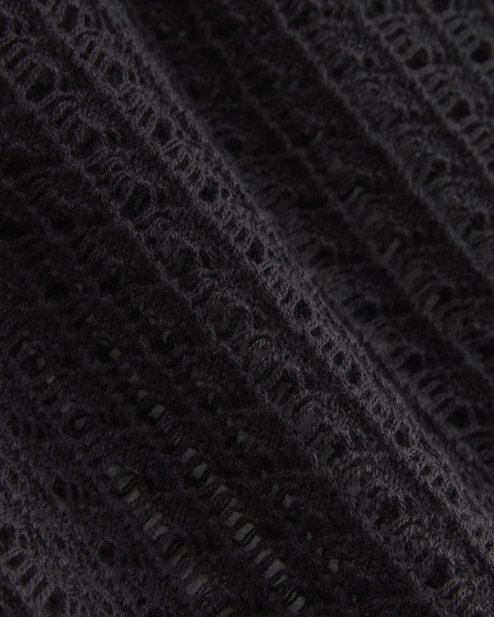 The Lace Knit Tank | Black