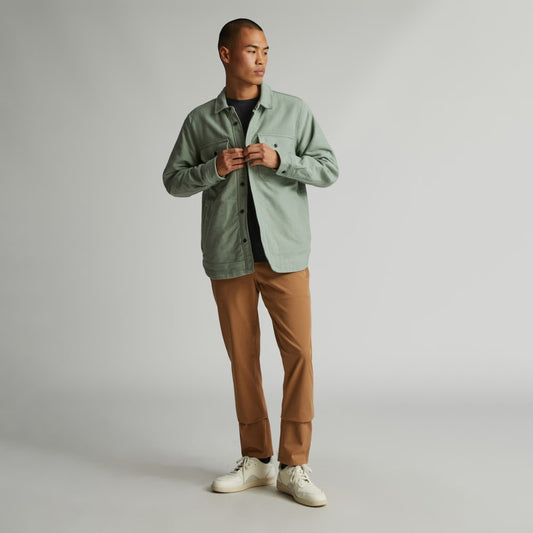 The ReNew Fleece-Lined Heavyweight Overshirt | Lily Pad