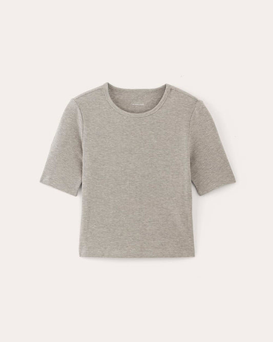 The Shimmy Tee | Heathered Grey