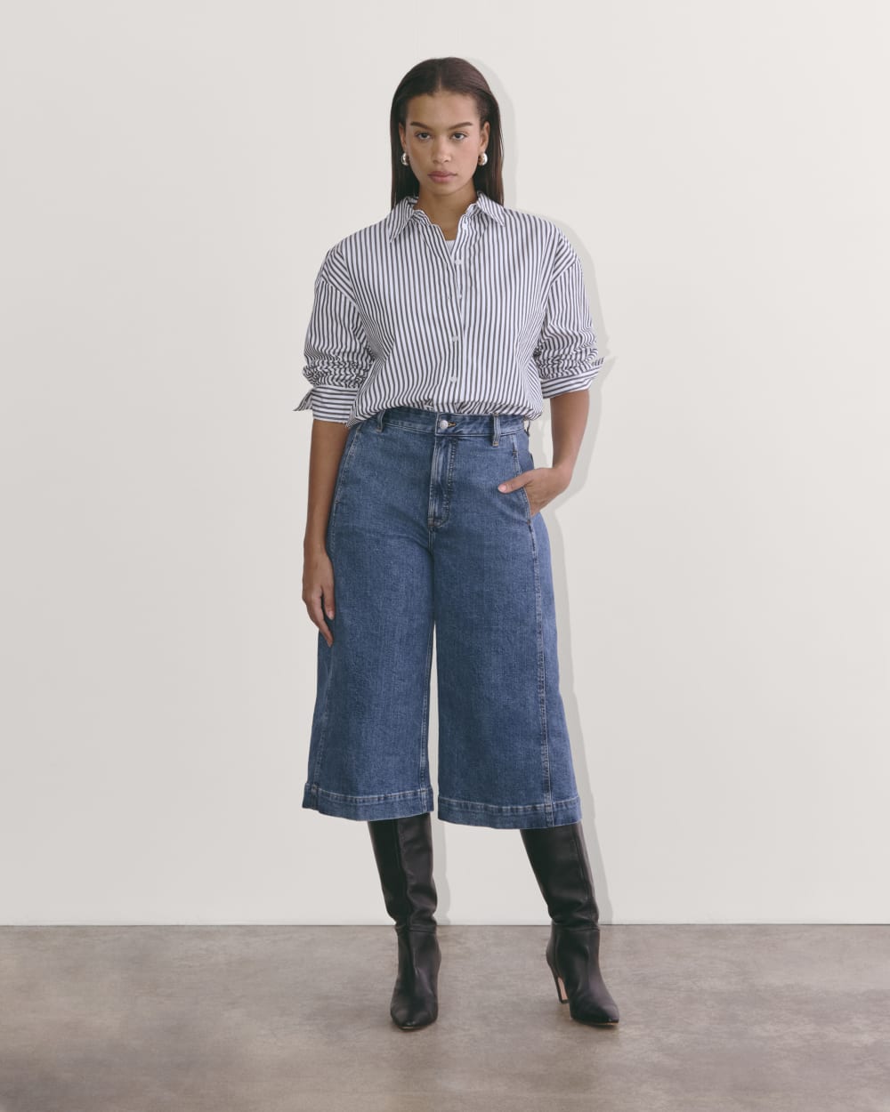 The Denim Culotte | New Blue