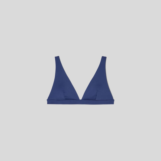 The ReNew Plunge Triangle Top | Navy