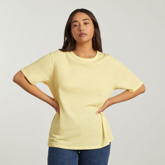 The Air Tee | Pastel Yellow