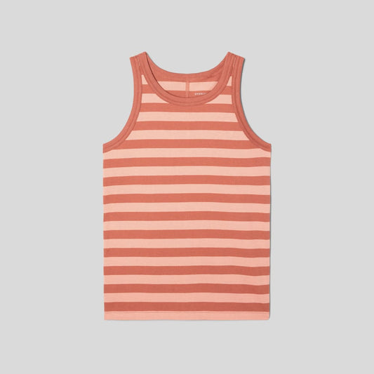 The Tank in Essential Cotton | Redwood Stripe