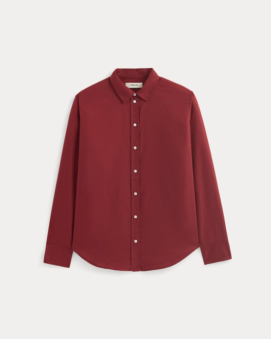 The Must-Have Shirt in Silky Cotton | Merlot