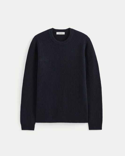 The Fisherman Crew in Wool Cashmere | Navy