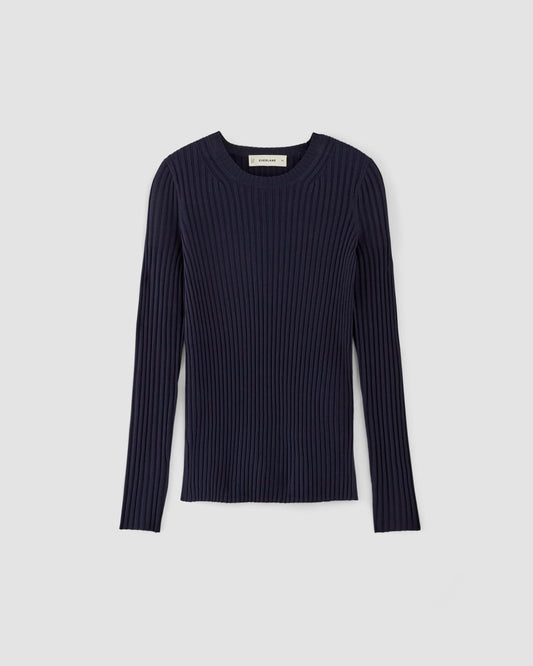The Viscose Knit Crew | Navy