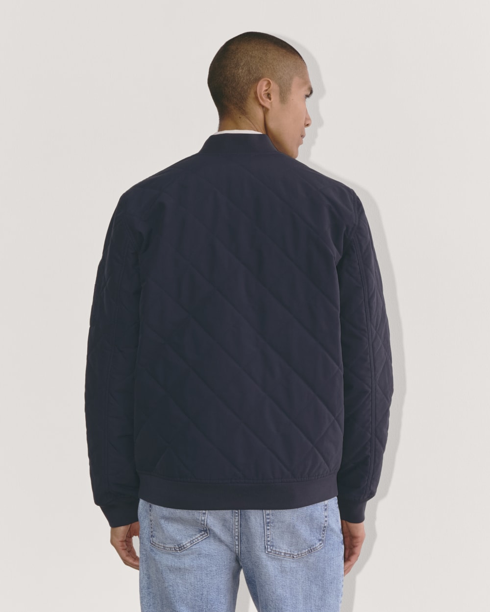 The Quilted Bomber | Navy