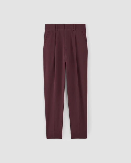 The Japanese GoWeave Way-High® Tapered Pant | Burgundy