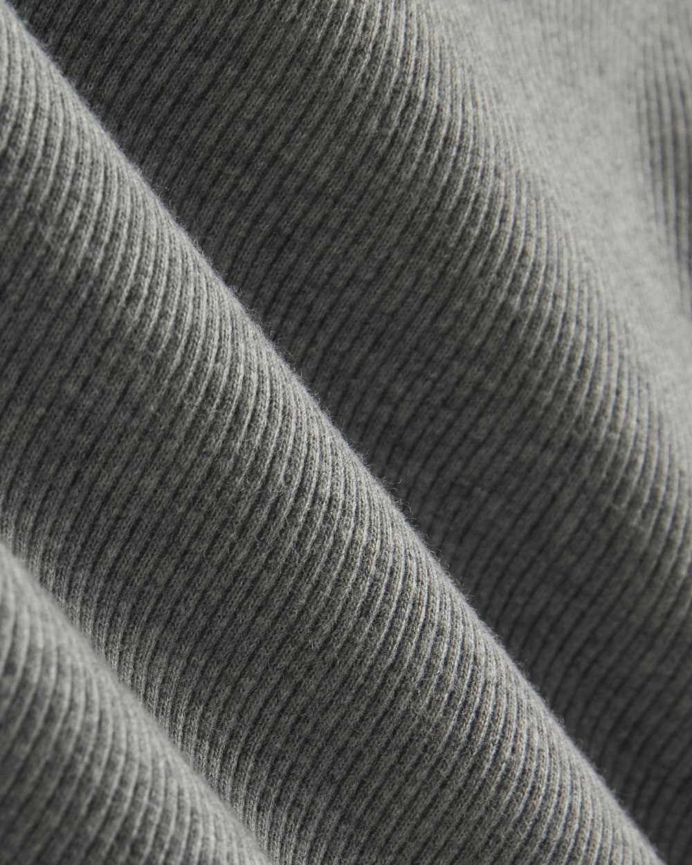 The ’90s Rib Tee | Mid Heather Grey