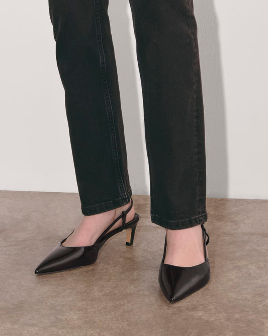The Studio Slingback Heel | Black