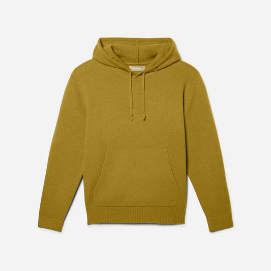The Felted Merino Hoodie | Golden Palm
