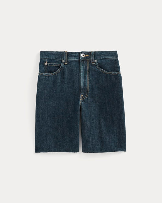 The OG Baggy Jean Short | Dark Indigo