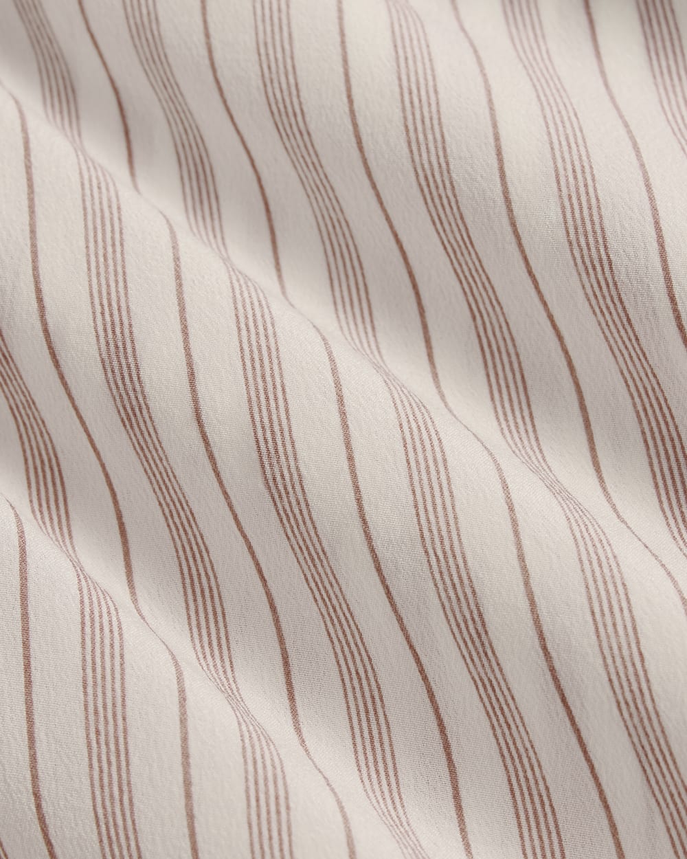 The Must-Have Shirt in Washable Silk | Bone / Dusky Rose